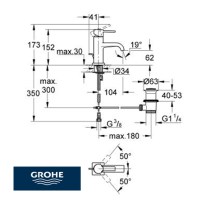 MONOMANDO LAVABO ALLURE GROHE